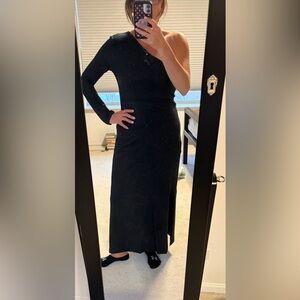 Free people, casual Black One-Shoulder Dress